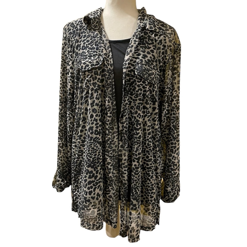 French‎ Laundry Cheetah Top 3X